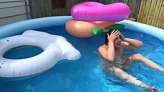 Too Many Pool Tubes! Outdoor Looner Fun