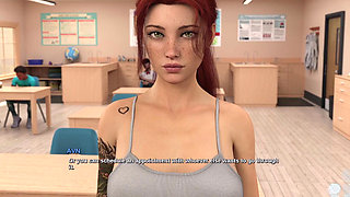 Race of Life - Asian College Student Flashes Her Pussy to Teacher in the Test