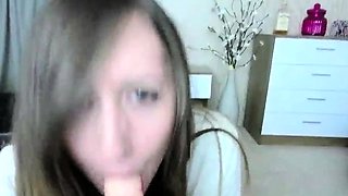 Jessy funny amateur teen brunette toying