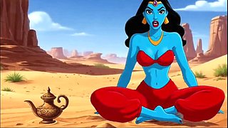 Aladdin Gets Dirty with Sexy Genie - Cartoon Porn Fantasy Fulfilled