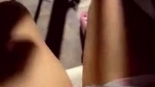 Raspberry Risky Public Masturbation On Rainy Day