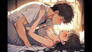 3D Cartoon on closeup kissing Animation, AI Generated Cartoon content, Uncensored video of 18 Year old Anime Girl