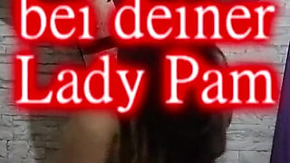 Dominant Brunette Kicks Bound Sub's Throbbing Balls Hard