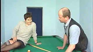 Short hair mature gets fisted and fucked