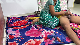 Komal Came to Sleep on B.ed., but Her Husband Was Very Tired, so She Refused to Him.