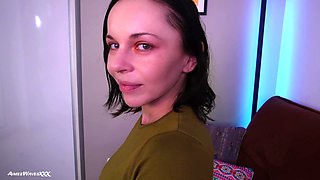 AimeeWavesXXX's Amateur Passion in Waiting Room Heat
