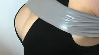 Lilly in: She Got Taped up, Tape Wrap Gagged and Questioned!
