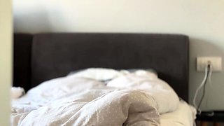 When your housekeeper is flashing tits during work. Voyeur