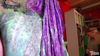 Lily Lu - Alternative Girls Lesbian Play, Tattoo Dreadhead Teens 18+ Color Play