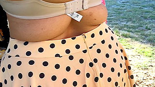 Sexy Wife - Outdoor Public Dress Change