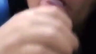 Naughty Stepdaughter Pauses the Movie and Gives a Blowjob Swallowing the Sperm