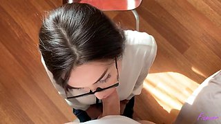 Cute teen girl POV hot video