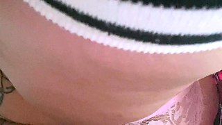 Solo Latina masturbating in panties