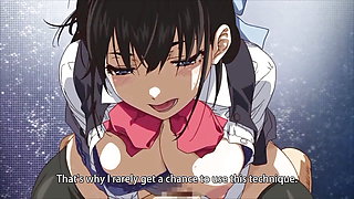 Japanese Hentai 2 girl with school boy Fuking big Cock