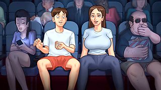 Manga porn, caught masturbating, finger-tickling