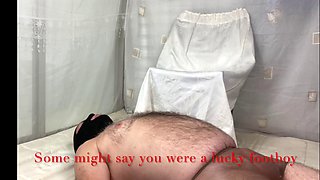 Mrs Mature Feet and her Sissy Footboy