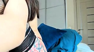 Japanese teen hardcore masturbating at Asian chatroom