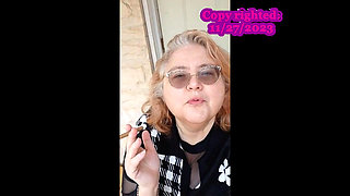 Mistress V Nurse Vicki Smoking Out Side in 2 Sexy Out Fits