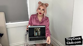 Pathetic tiny male pole incel minimized by femdom