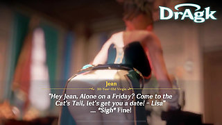 Genshin Impact Jean Gunnhildr Gets Fucked and Creampied 3D Sex Animation Porn Dragk