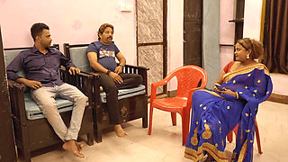 Husband invited his friend home and the two of them had fun with his wife all night long