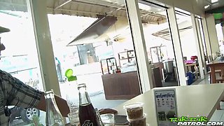 Eager Thai Babe Pleases with Small Tits and Stockings