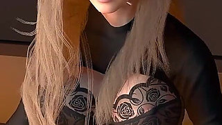 Fucking a Hot Anime Babe with Cum in Her Face - 3D Hentai