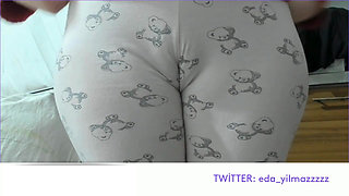 Masturbation in Pajamas- Caressed My Pussy- Turkish Porn- Big Ass- Turkish MILF- Camel Toe- Doggy in Pajamas