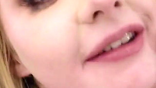Petite British Blonde Baby Kitten Takes a Monster Cock in Her Tight Ass