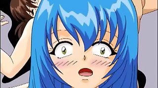 POV hardcore fucking for hot busty blue haired teen