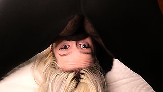 Big cock EXGF interracial busty geek coed blowjob