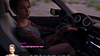 Bigcock Hitchhiker Fucked and Creampied a Desperate MILF