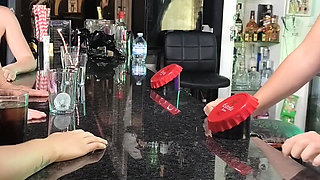 Special: Behind the Scenes Foursome Strip Club Pee