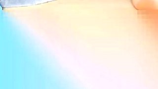 Hot Babe fucks a big dildo in her ass