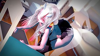 Kinky Nakiri Ayame is ready for you on the couch!