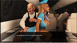 I Will Fuck Your Grandpa - Gameplay -roleplay - Nurse Scene - Stewardess Scenes