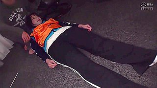 Capture Of A Female Volunteer Staff Member. Devouring The Beautiful Body Of A Charity Worker