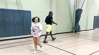 Ebony Casie Blake craves that huge dick in a steamy reality romp