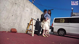 Skirt Side Tease Where Slick Grazing Turns to Instant Climax the Moment She Sinks in - 1