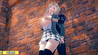 3d futanari, college, teen asian