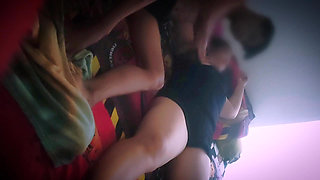 Touching the body of the aunt who was already bobo. Aunt enjoyed it.