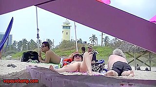 Tatiana Petrova - Exhibitionist Wife #64 - Russian Milf Tatiana Nude Beach Voyeur Tease And Flashing Lactating Tits For Highway Workers! 12 Min