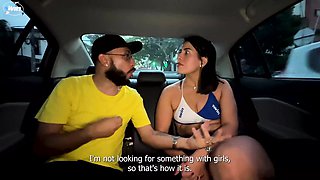 Colombian superstar casting! In the car, we embarked and