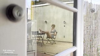 Sexy Babysitter Plays Secret Game