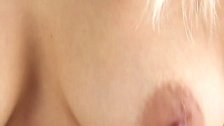 Cute teen deepthroat and gagging cum for monster cock!