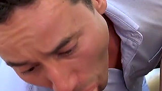 Zoe Clark has her cuckold suck cock