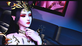 Goddess of the Pixel Realm: Curves Unchained - 3D Animation Hentai