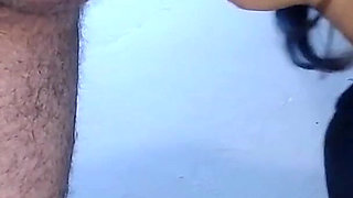 Quick Suck & Creampie Fuck - Giving Her Hot Cum Doggystyle