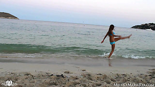 Horny Nude on Beach
