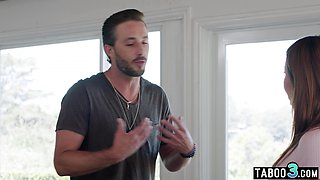 Hot asian babe calming down her roommate